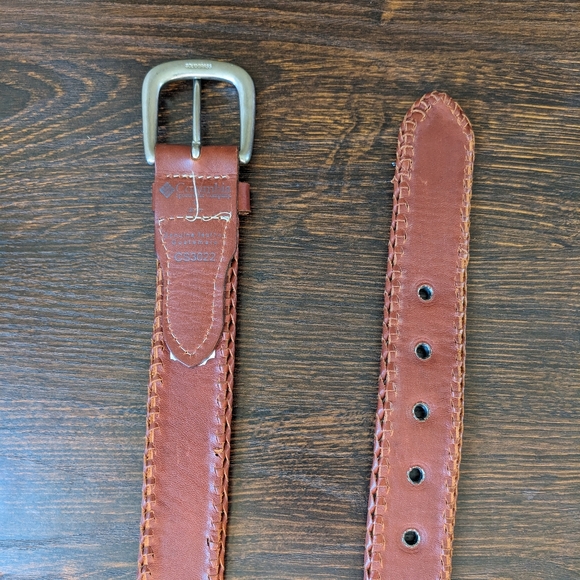 Columbia Multicolor Needlepoint Embroidered Unisex Belt - Picture 6 of 7